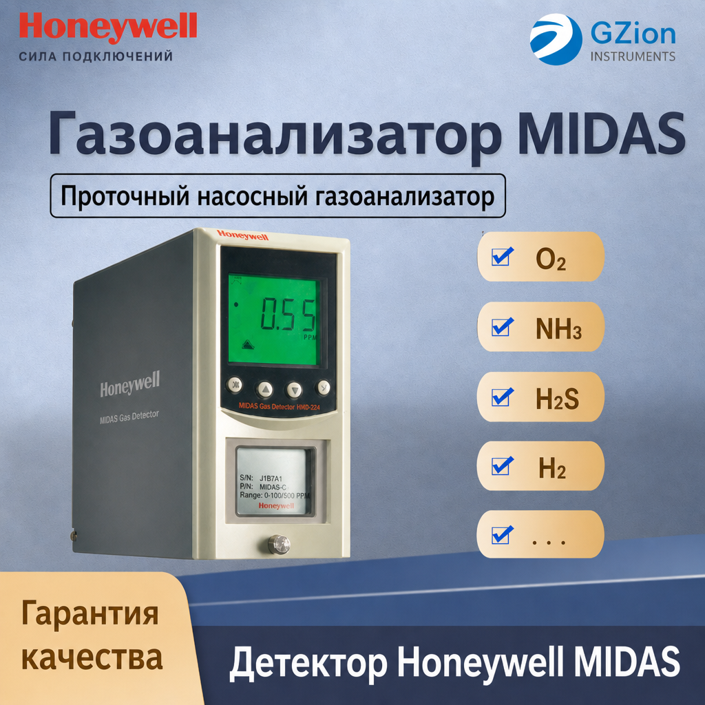 Газоанализатор Midas